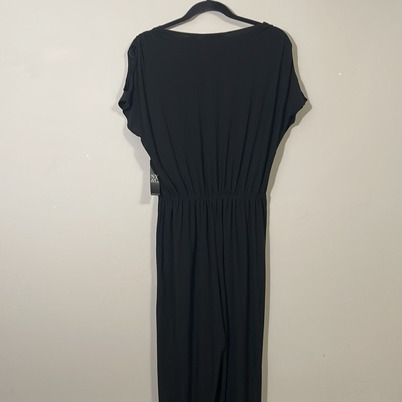 NWT New York & Company Black Cold Shoulder Jumpsuit - Picture 6 of 6